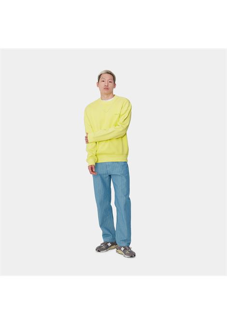 duster script sweat man lime in cotton CARHARTT WIP | I03306529T.GD
